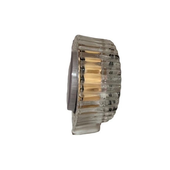 Vintage Shannon Designs of Ireland Crystal Battery Quartz Mantel Clock - Working - Picture 5 of 8